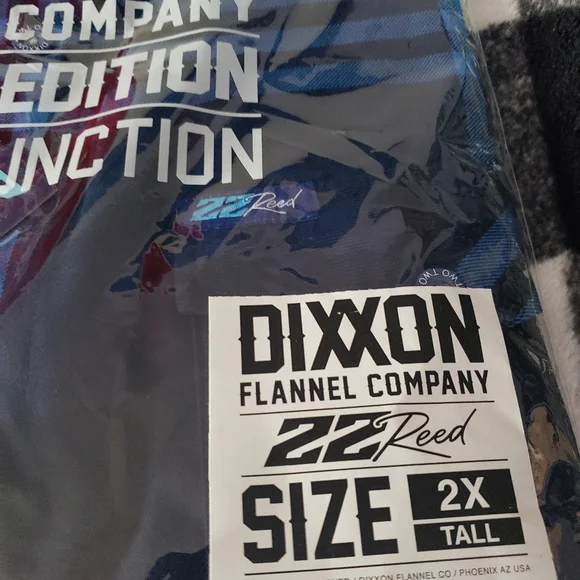 Dixxon flannel .Chris Reed.#22.